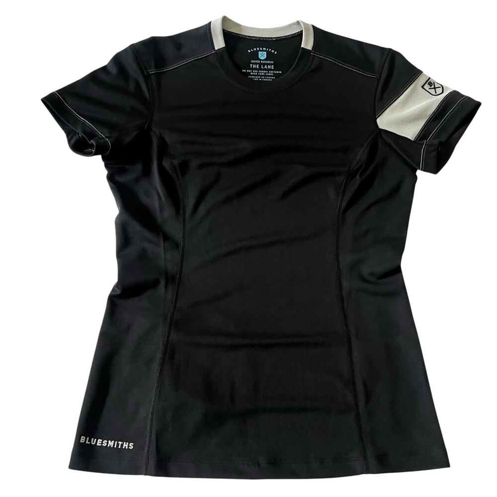 Bluesmiths The Lane Hydrophobic Water Shirt Men’s Small Black UPF 35 Maui Surf